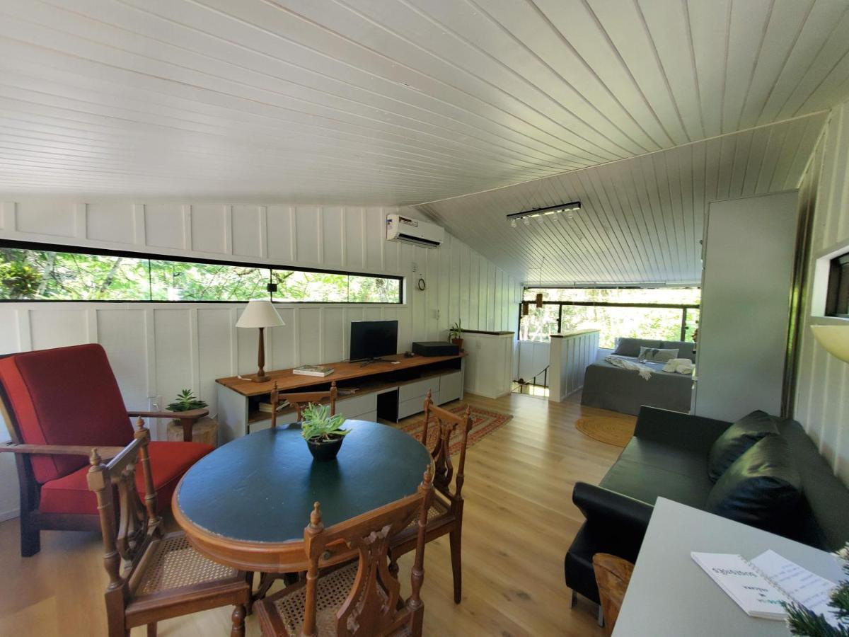 Ecoisa De Chacara - Casa De Vidro, Casa De Campo Морретис Экстерьер фото