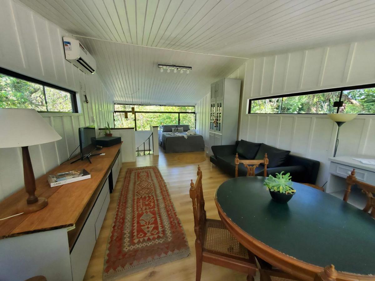 Ecoisa De Chacara - Casa De Vidro, Casa De Campo Морретис Экстерьер фото