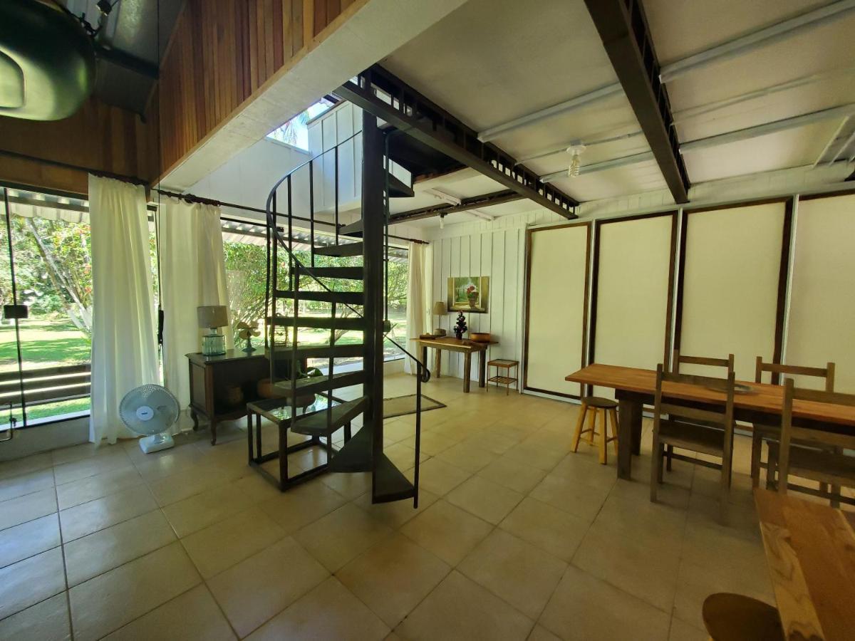 Ecoisa De Chacara - Casa De Vidro, Casa De Campo Морретис Экстерьер фото
