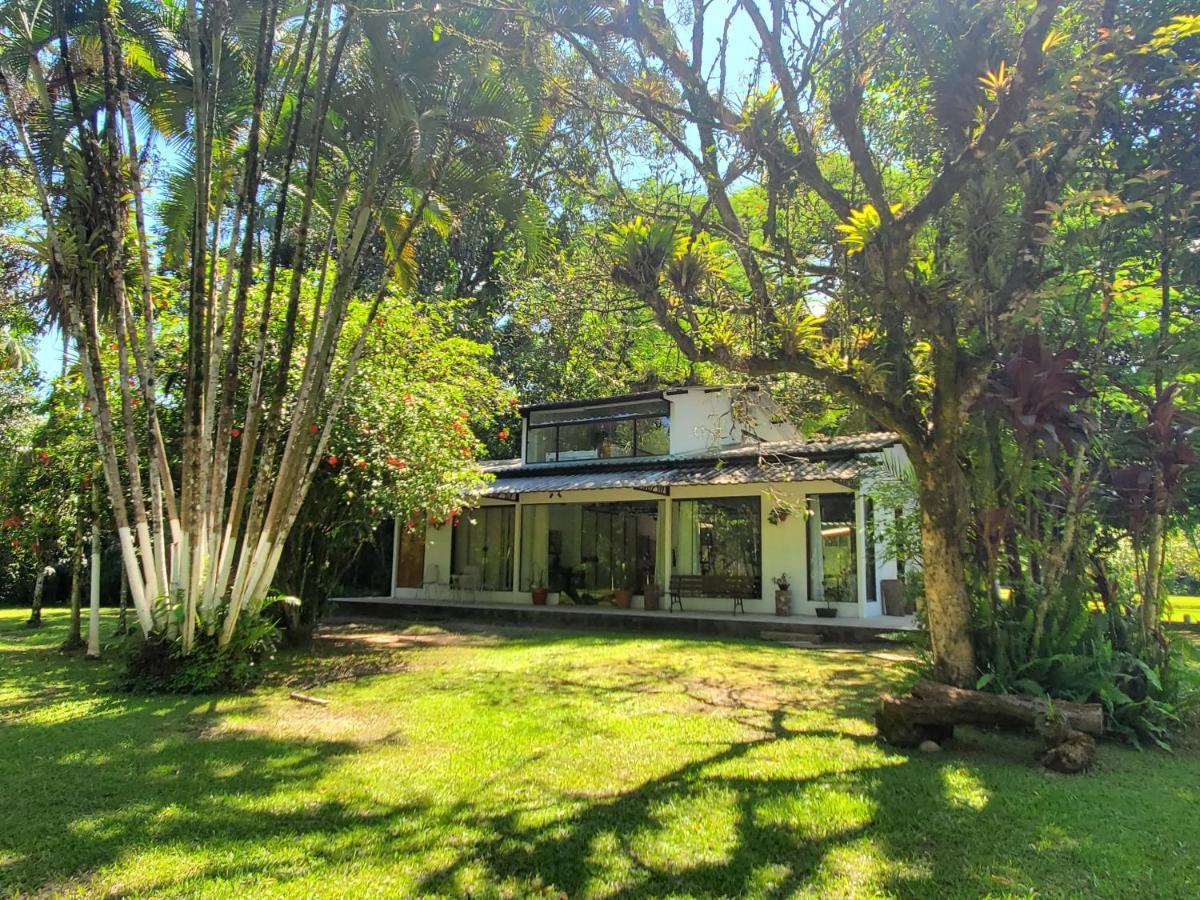 Ecoisa De Chacara - Casa De Vidro, Casa De Campo Морретис Экстерьер фото