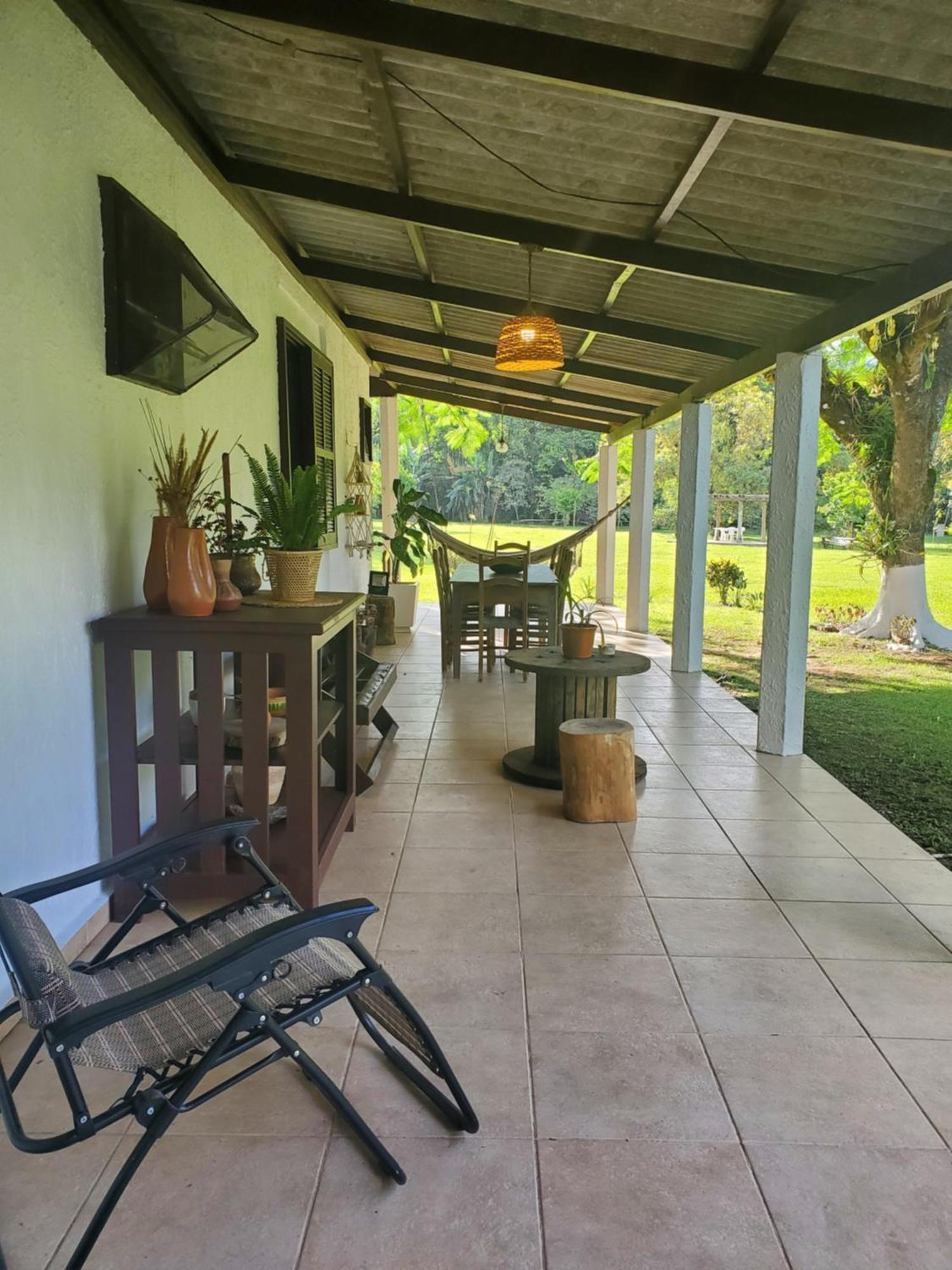 Ecoisa De Chacara - Casa De Vidro, Casa De Campo Морретис Экстерьер фото