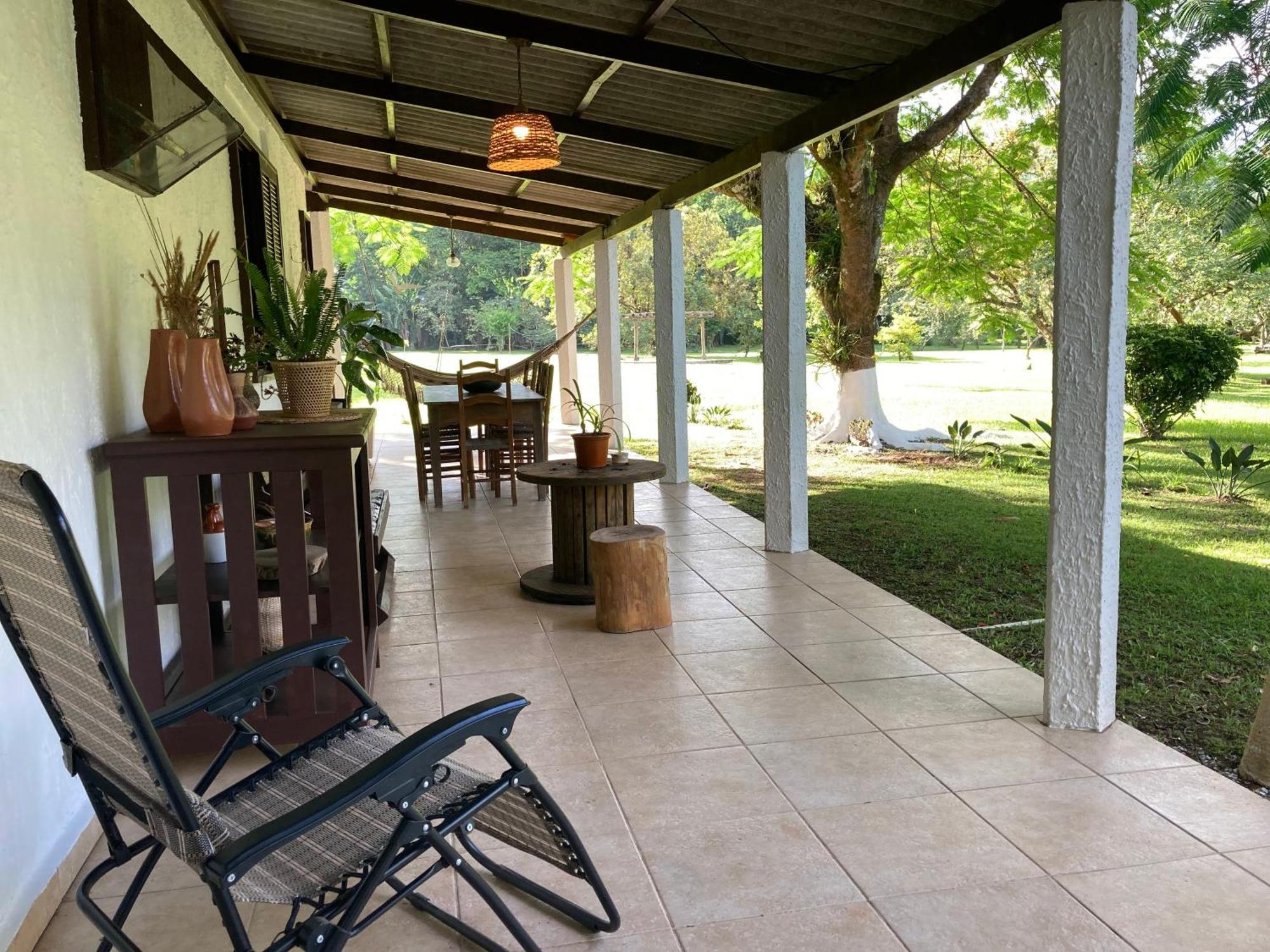 Ecoisa De Chacara - Casa De Vidro, Casa De Campo Морретис Экстерьер фото